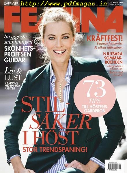 Femina Sweden – October 2019 Cover