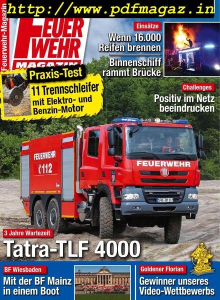 Feuerwehr-Magazin – Juli 2019 Cover