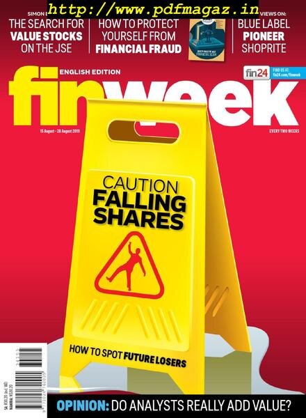 Finweek English Edition – August 15, 2019 Cover