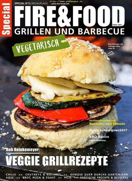 Fire & Food Grillen und Barbecuen – August 2019 Cover