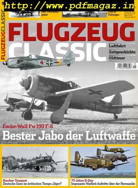 Flugzeug Classic – Semptember 2019 Cover