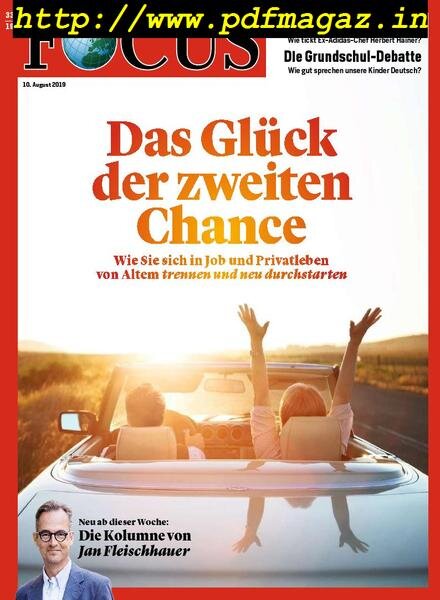 Focus – 10 August 2019 Cover