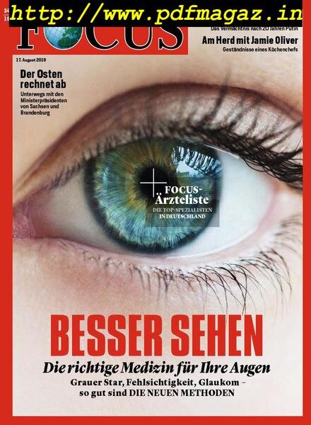 Focus – 17 August 2019 Cover
