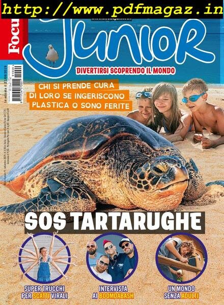 Focus Junior – settembre 2019 Cover
