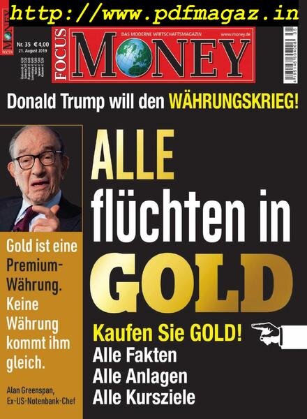 Focus Money – 21 August 2019 Cover