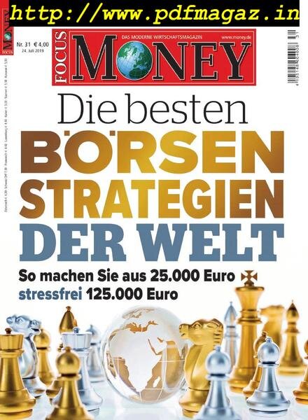 Focus Money – 24 Juli 2019 Cover