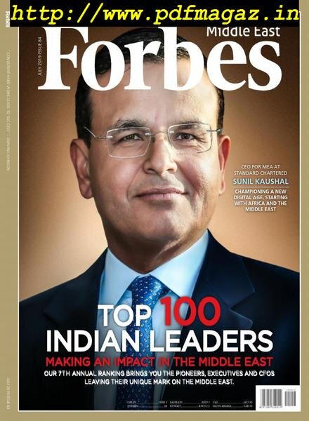 Forbes Middle East English Edition – July 2019 Cover