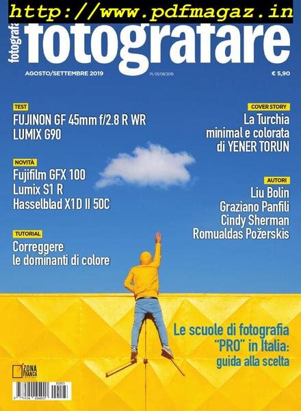Fotografare – Agosto-Settembre 2019 Cover