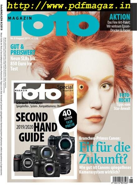 fotoMagazin – Juli 2019 Cover