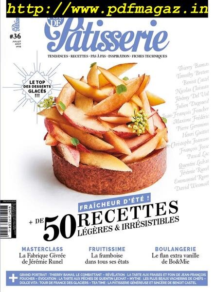 Fou de Patisserie – juillet 2019 Cover