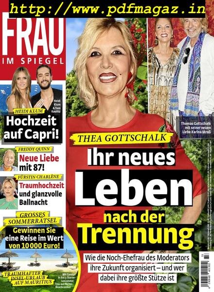 Frau im Spiegel – 07 August 2019 Cover