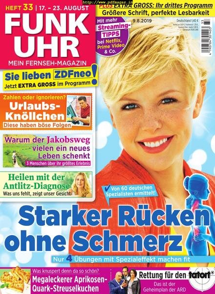 Funk Uhr – 09 August 2019 Cover