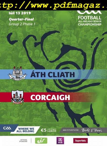 GAA Match Programmes – July 13, 2019 Cover