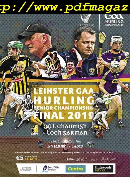 GAA Match Programmes – June 30, 2019 Cover