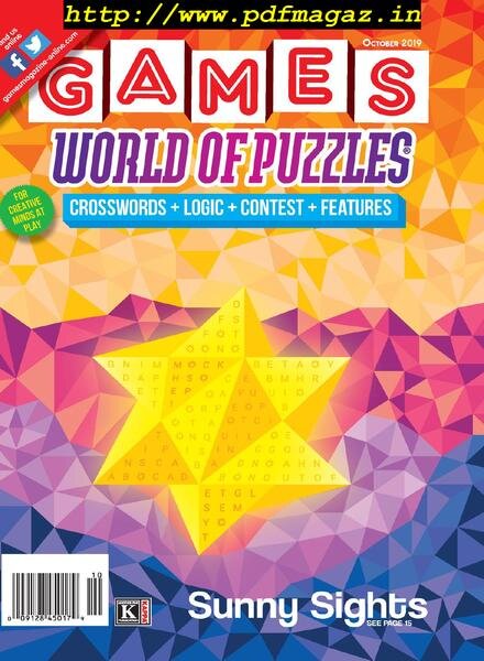 Games World of Puzzles – October 2019 Cover