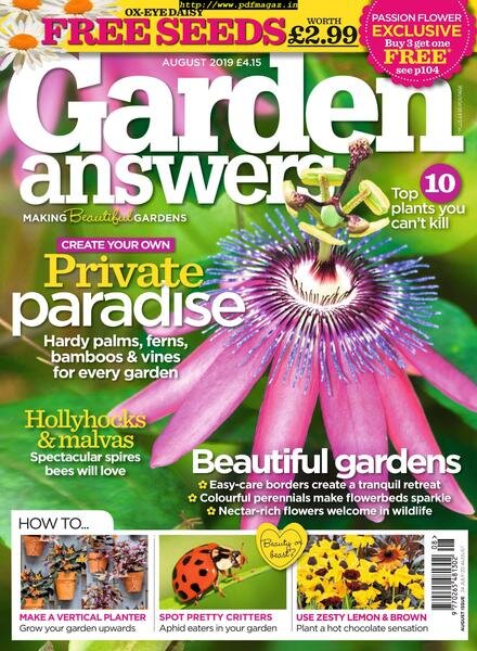 Garden Answers – August 2019 Cover