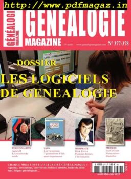 Genealogie – Hors-Serie – juillet-aout 2019