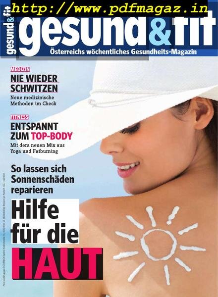 Gesund & Fit – 22 Juli 2019 Cover