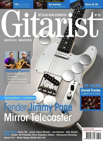 Gitarist Netherlands – augustus 2019 Cover
