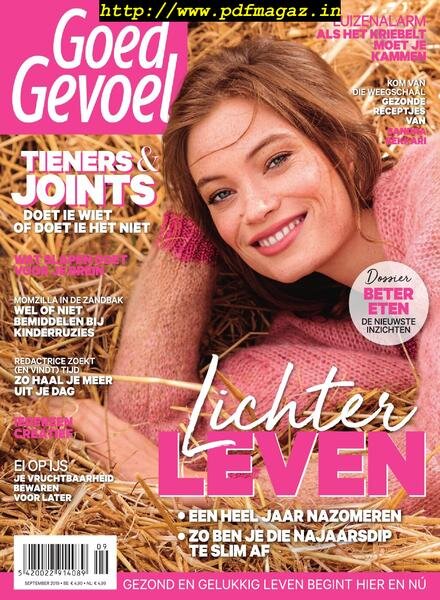Goed Gevoel – september 2019 Cover
