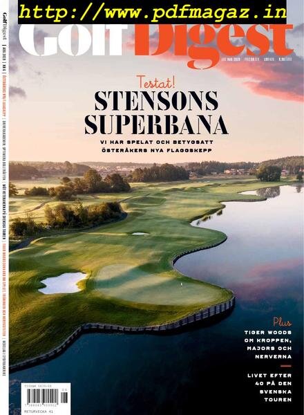 Golf Digest Sverige – september 2019 Cover