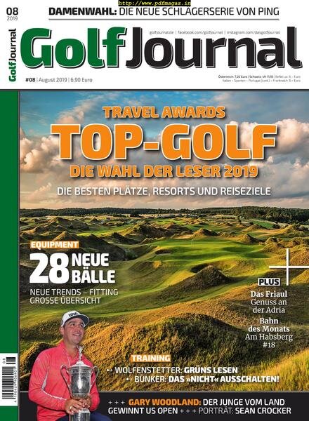 Golf Journal – 2019-08-01 Cover