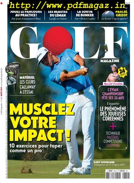 Golf Magazine France – juillet 2019 Cover