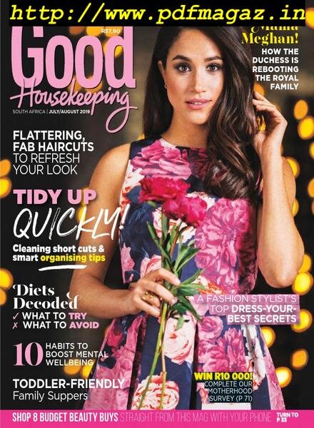 Good Housekeeping South Africa – August 2019 Cover