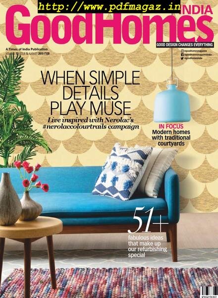 GoodHomes India – August 2019 Cover