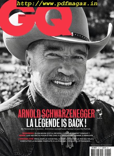 GQ France – aout 2019 Cover