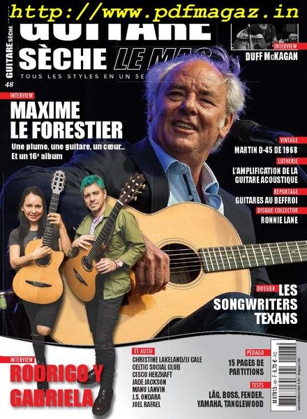 Guitare Seche, Le Mag – juin 2019 Cover