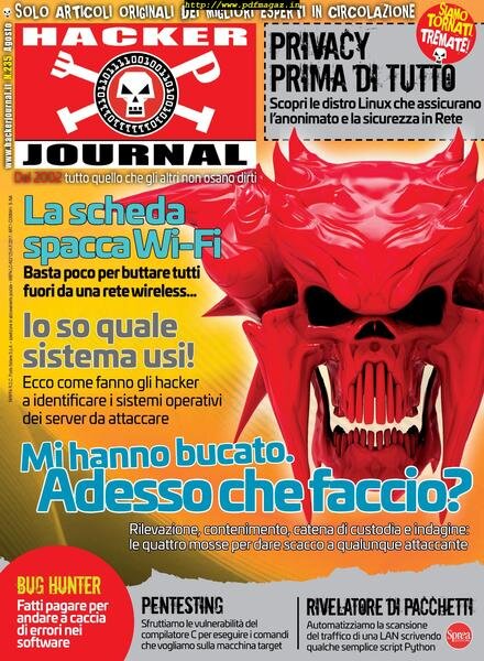 Hacker Journal – agosto 2019 Cover