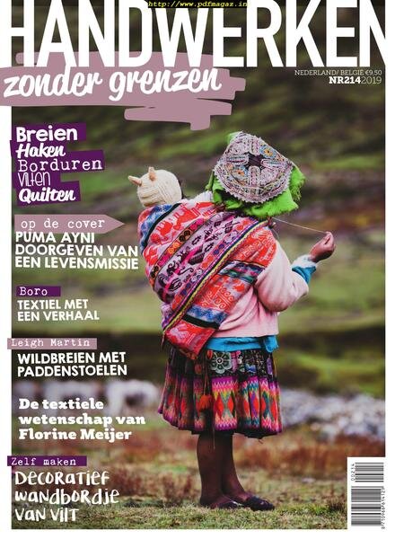Handwerken Zonder Grenzen – augustus 2019 Cover