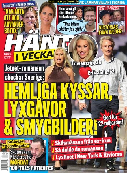 Hant i Veckan – 15 augusti 2019 Cover