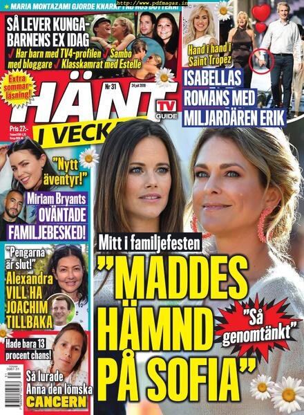 Hant i Veckan – 25 juli 2019 Cover