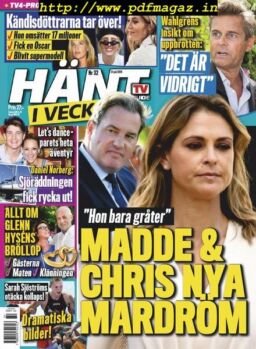 Hant i Veckan – 31 juli 2019