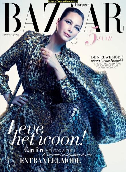 Harper’s Bazaar Netherlands – september 2019 Cover