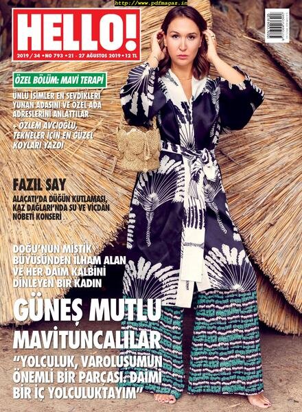HELLO! – Turkiye – 22 Agustos 2019 Cover