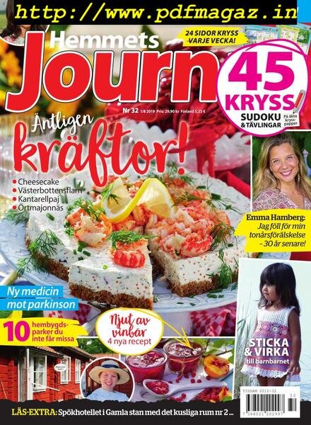Hemmets Journal – 01 augusti 2019 Cover