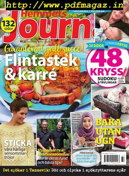 Hemmets Journal – 08 augusti 2019 Cover