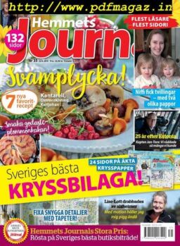 Hemmets Journal – 22 augusti 2019