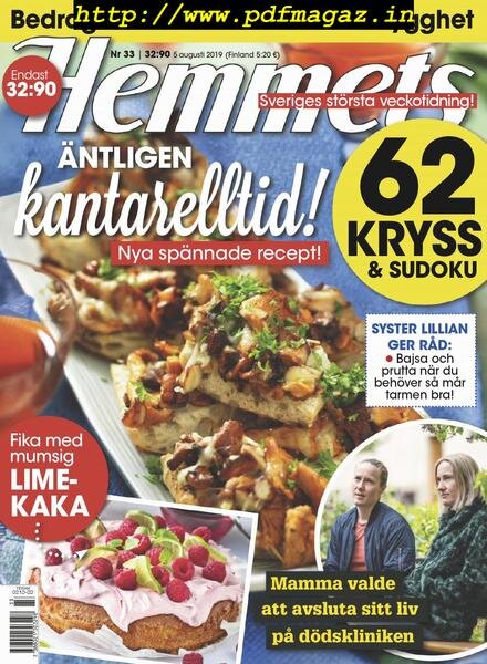 Hemmets Veckotidning – 05 augusti 2019 Cover