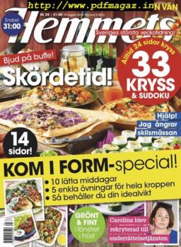 Hemmets Veckotidning – 19 augusti 2019