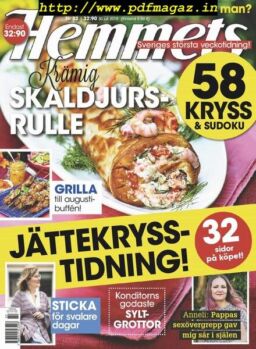 Hemmets Veckotidning – 30 juli 2019