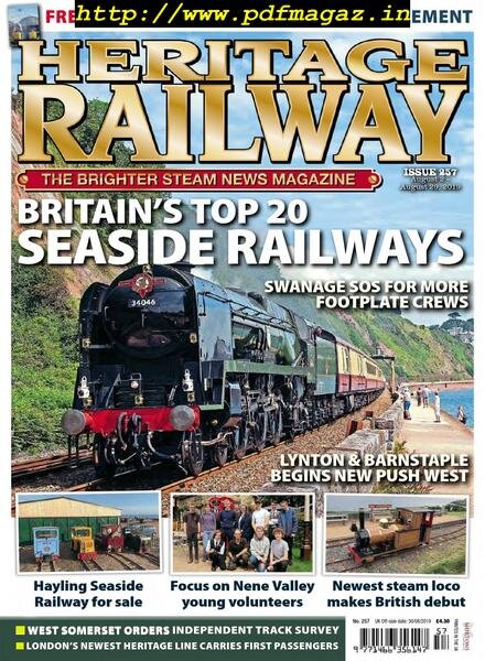 Heritage Railway – August 2019 Cover