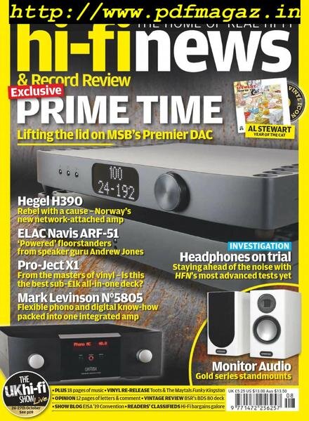 Hi-Fi News – August 2019 Cover