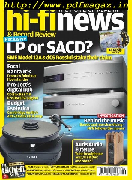 Hi-Fi News – September 2019 Cover