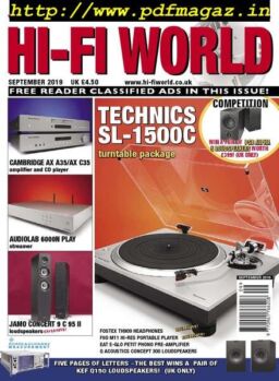 Hi-Fi World – September 2019