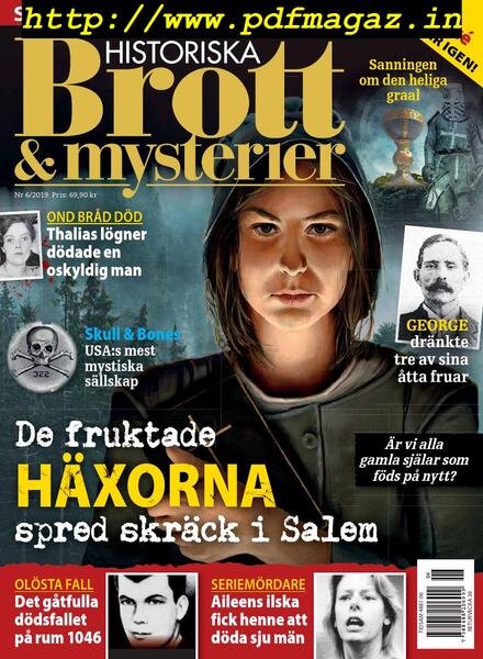 Historiska Brott & Mysterier – juli 2019 Cover