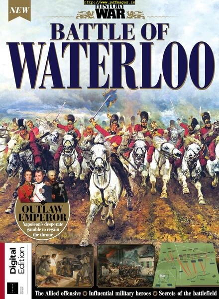 History of War Battle of Waterloo – August 2019 Cover